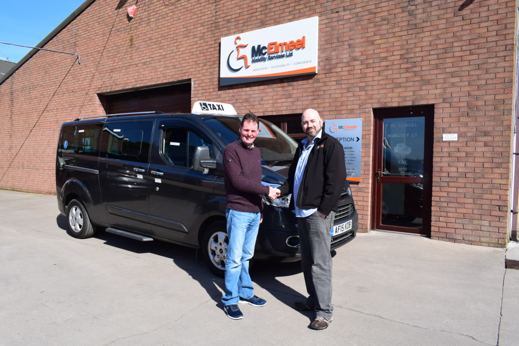 A new Wheelchair Accessible Taxi in Belfast