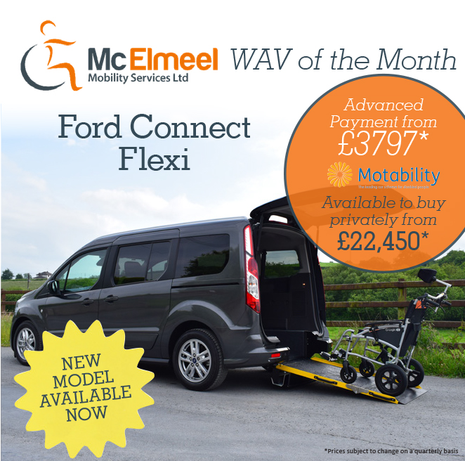 WAV of the Month...Ford Connect Flexi Privately £22,450* or AP on