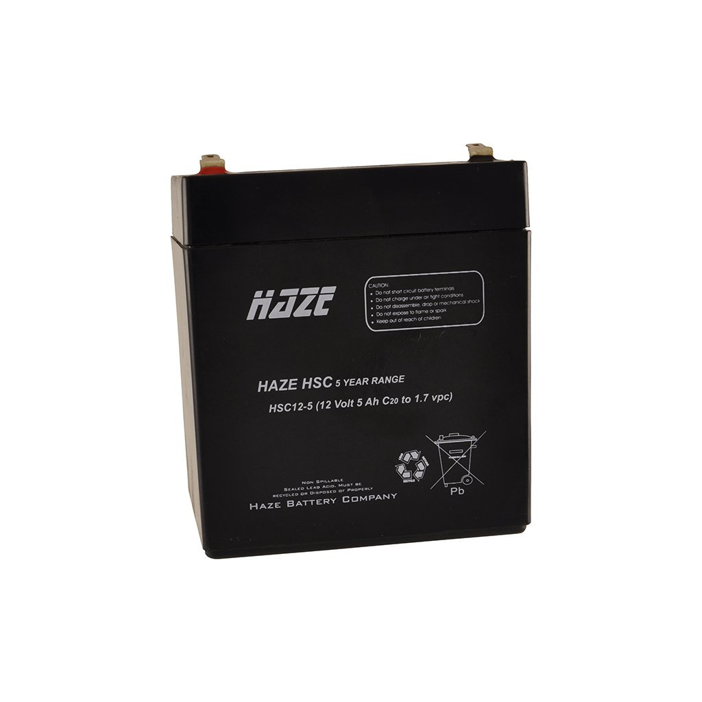 12V 5Ah Haze Sealed Lead Acid (AGM) Battery Hoist, Lift & Other