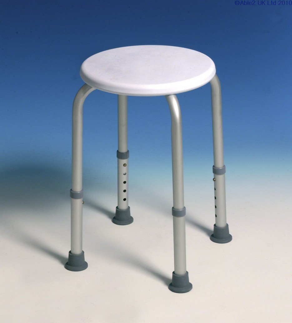 Height Adjustable Shower Stool Toilet Chairs, Seats & Stools from