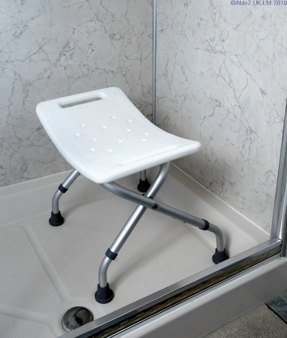 Folding Shower Stool Toilet Chairs, Seats & Stools from Mobility Pitstop