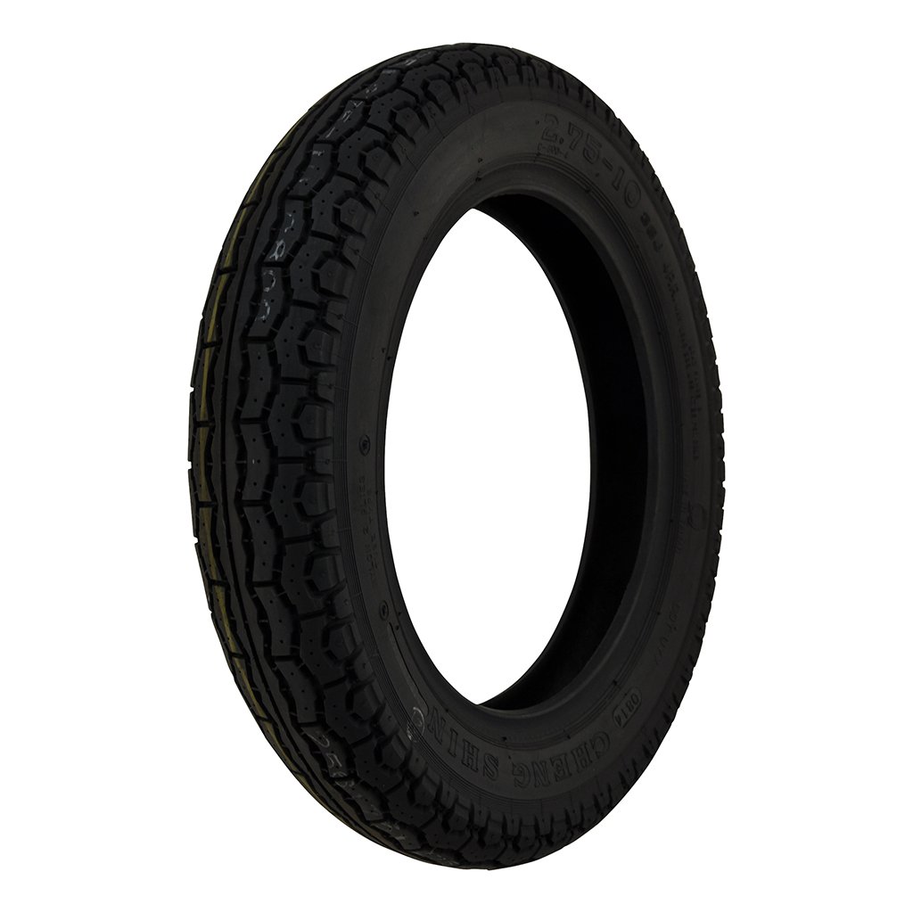 275 x 10 Black Scooter Tyre Pneumatic Low Profile Black Tyres