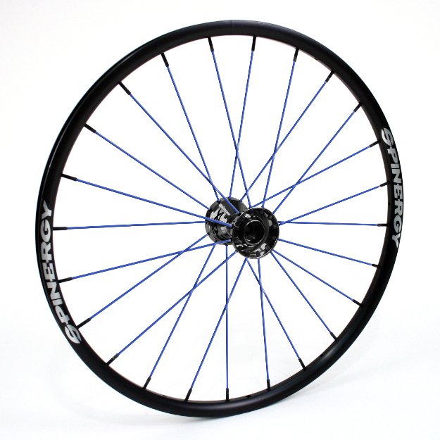 24" Spinergy SLX Wheel Black Rim, Black Hub, 24 Spokes Spinergy SLX