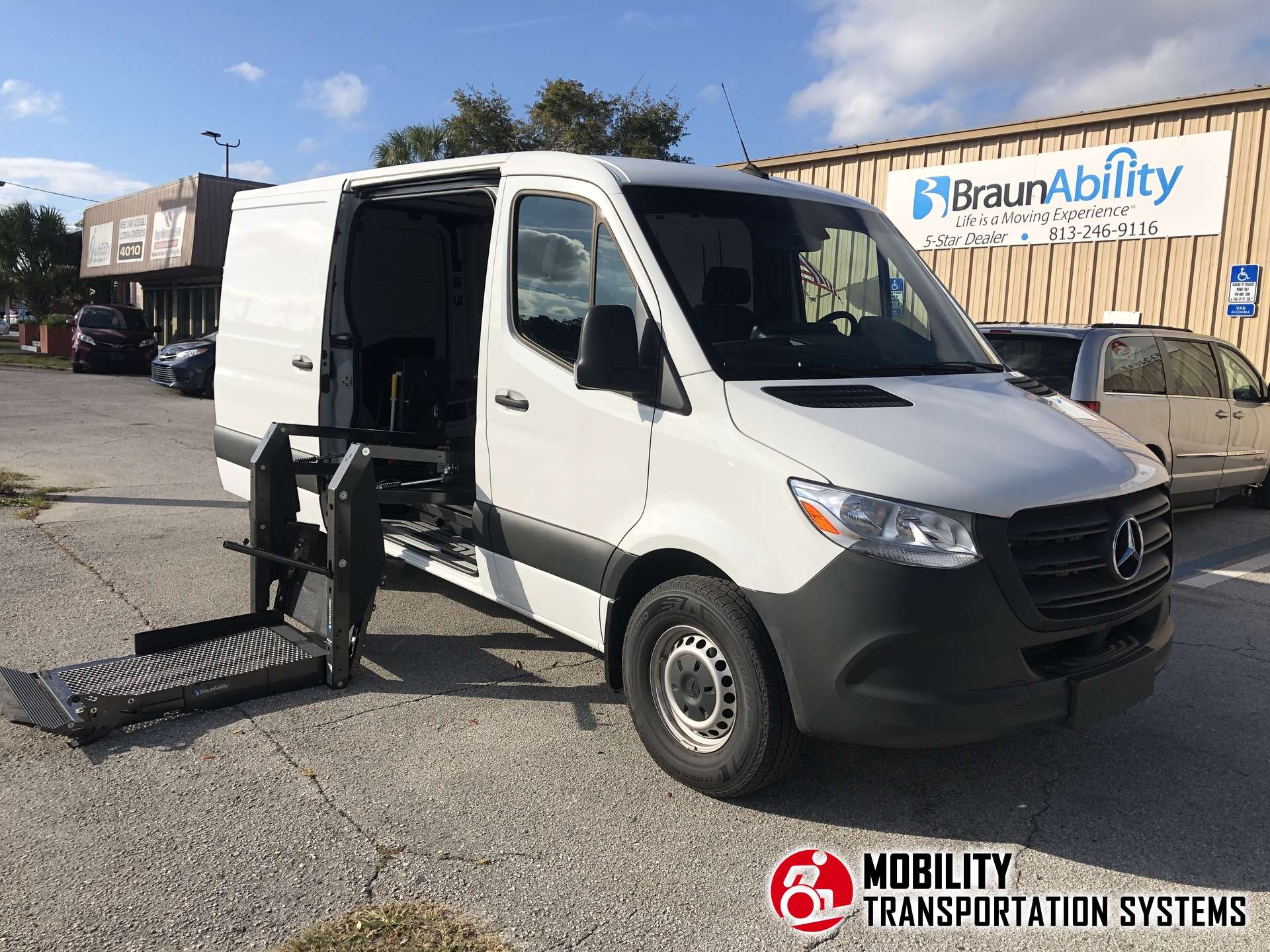 2019 MercedesBenz Sprinter Stock KP087793 Wheelchair Van For Sale