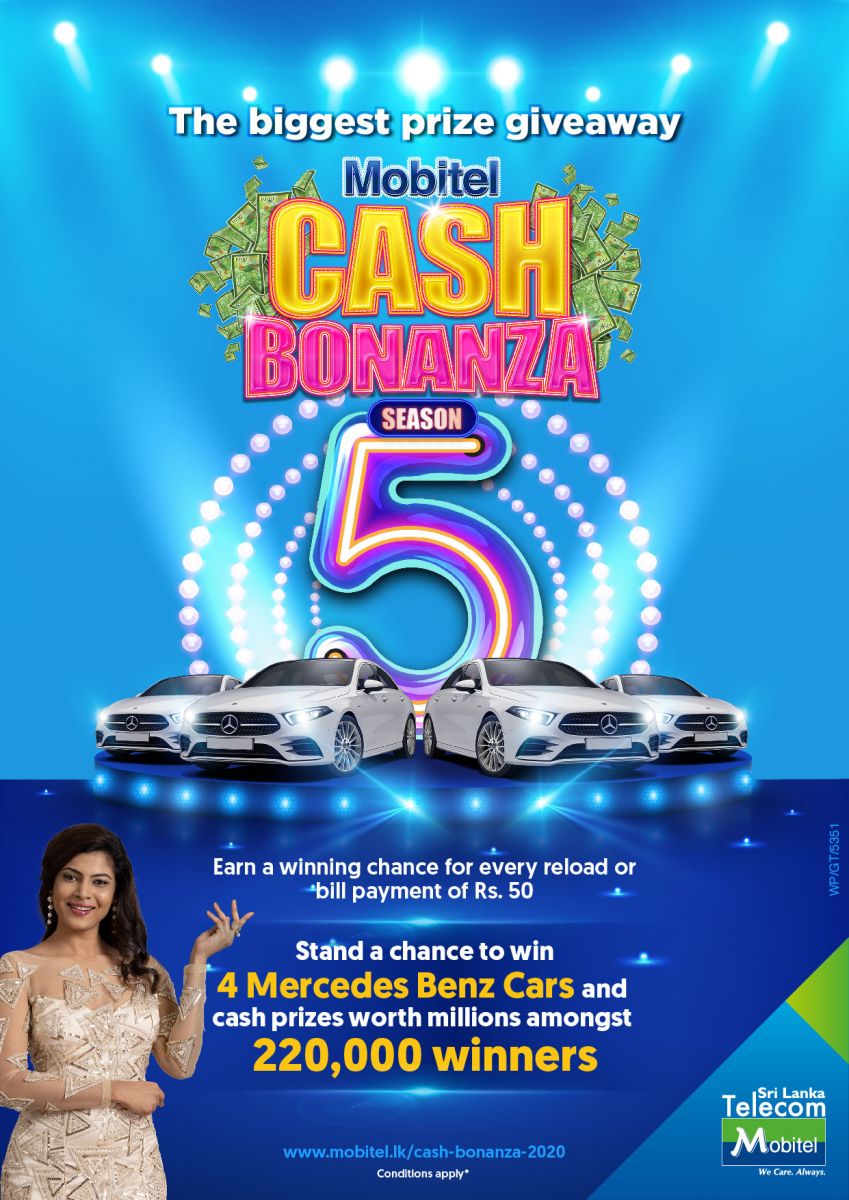Mobitel Cash Bonanza season 5 offers bigger rewards and more benefits