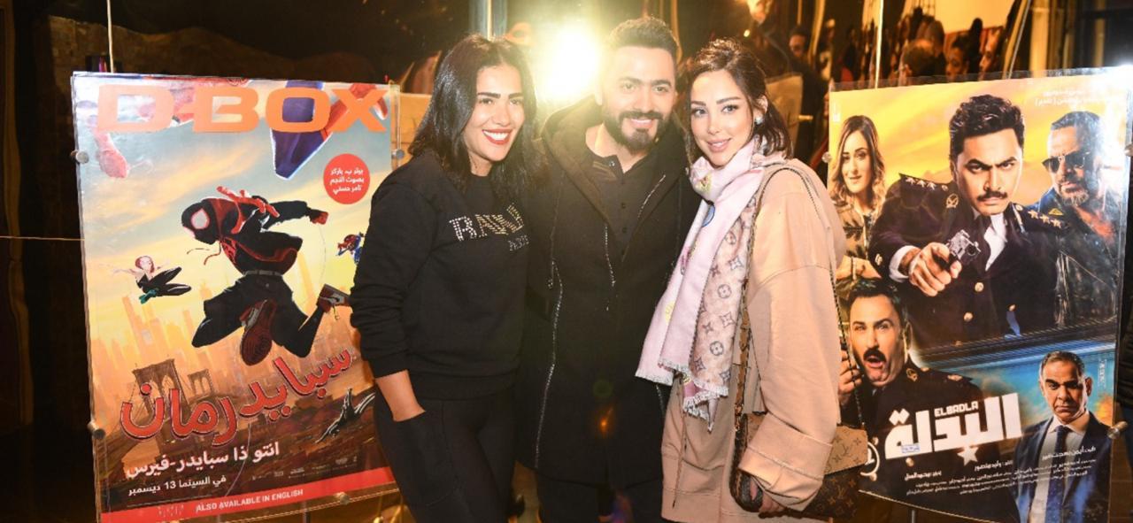 صور إسعاد يونس تامر حسنى حقق أكثر مما حققه Spider Man