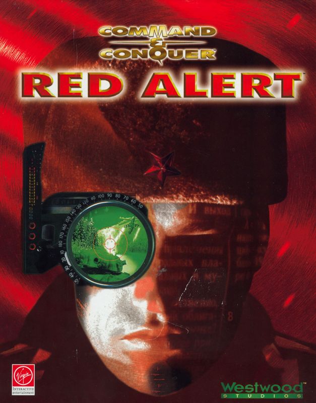Command & Conquer Red Alert (1996) Windows box cover art MobyGames