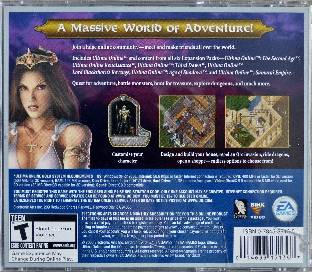 Computer Game Museum Display Case Ultima Online Gold