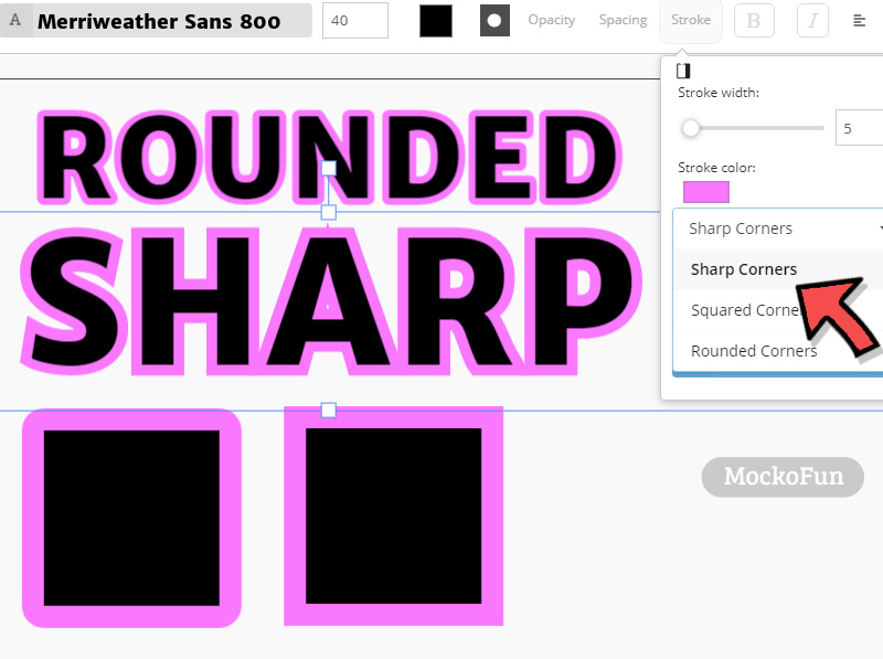 Stroke Text How to Make Text With Stroke Online MockoFUN