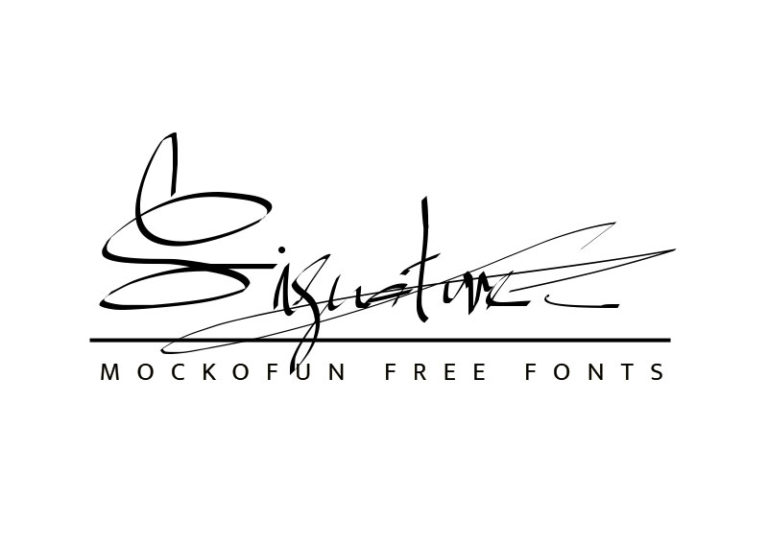 (FREE) Signature Fonts MockoFUN