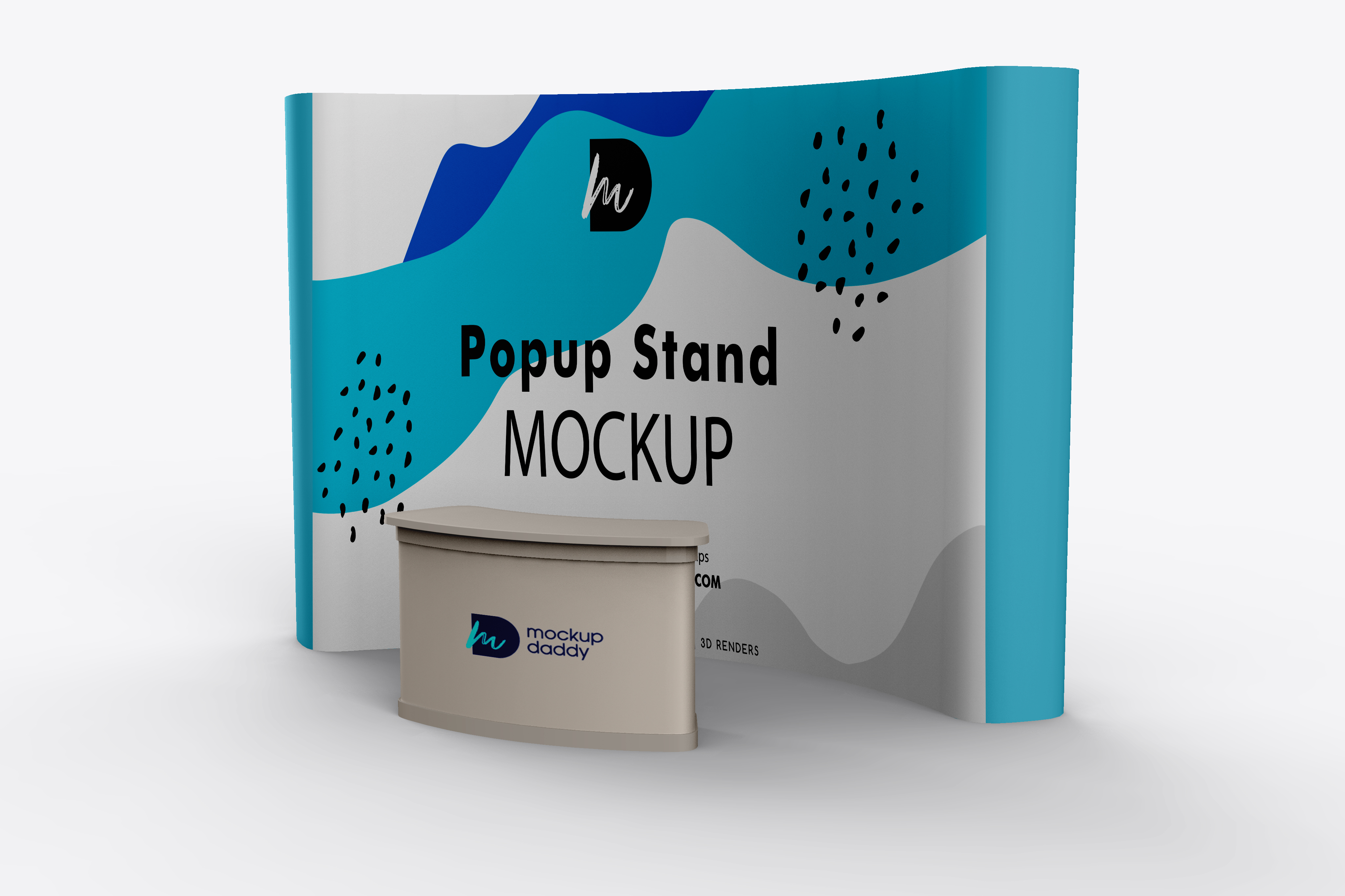 Exhibition Popup Stand Mockup Mockup Daddy
