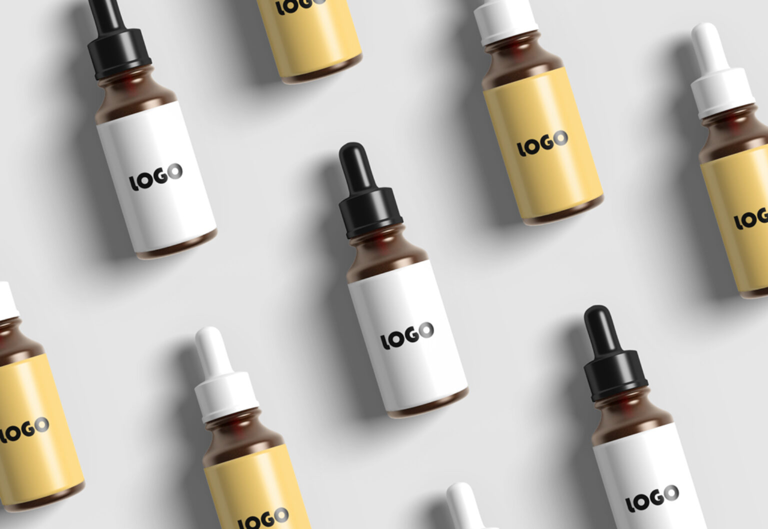 Dropper Bottle Mockup Set Mockup World
