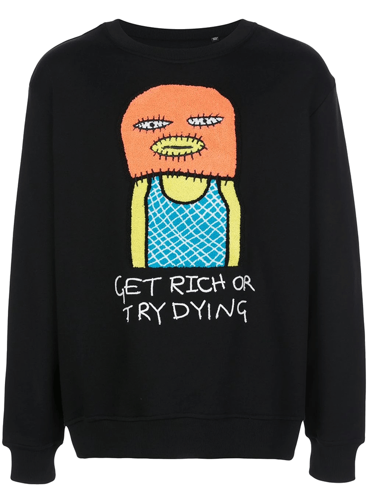 Haculla GET RICH SWEATSHIRT Moda404 Men's Boutique