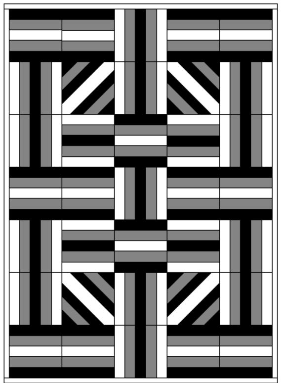 It's all Black & White Quilt