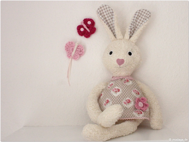 Nähblog modage Hanna & Henry Hase Kuscheln und