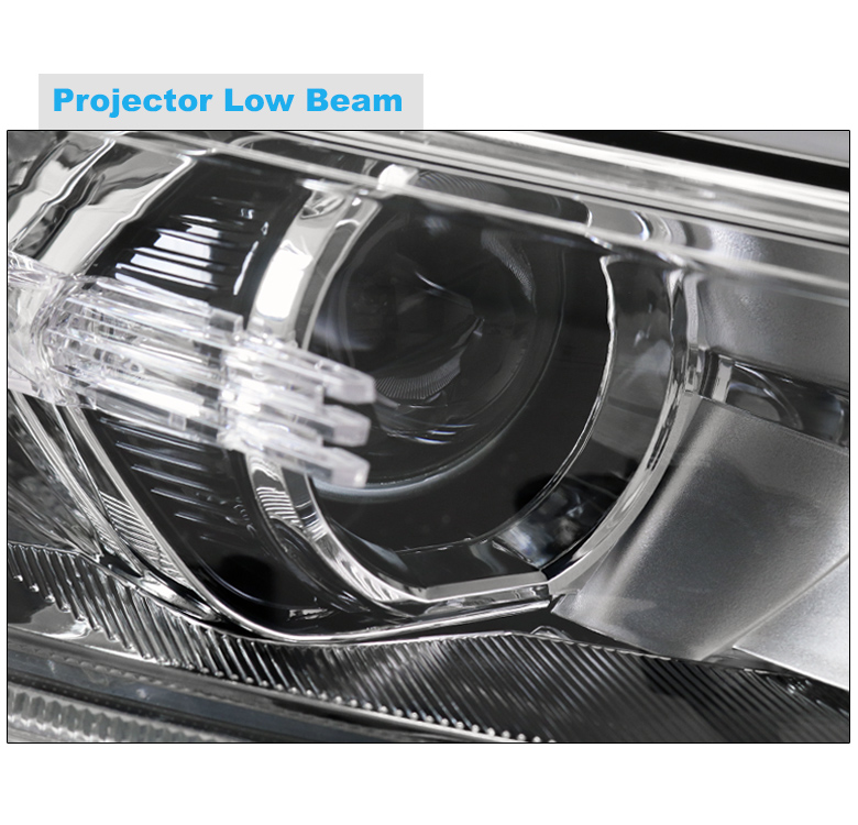 For 1720 Ford Fusion LED DRL Projector Headlight Lamp Chrome Passenger Right RH eBay