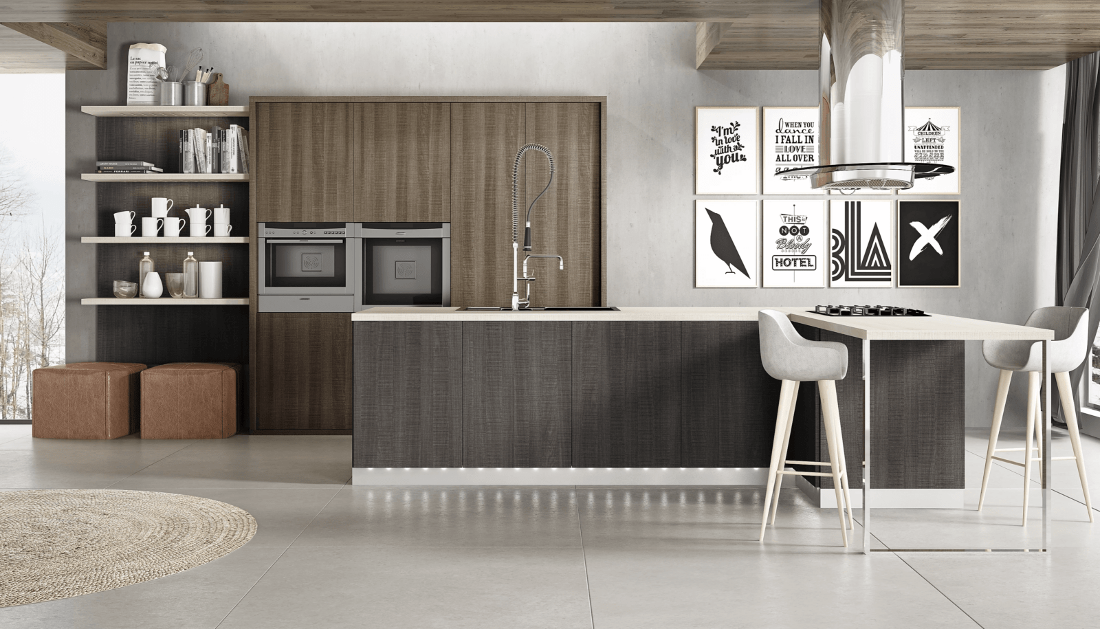 EuropeanStyle Kitchen Modern Kitchen Design Euro by Mod