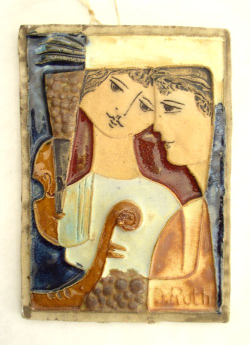 Wall Hanging Art Tile by Ruth