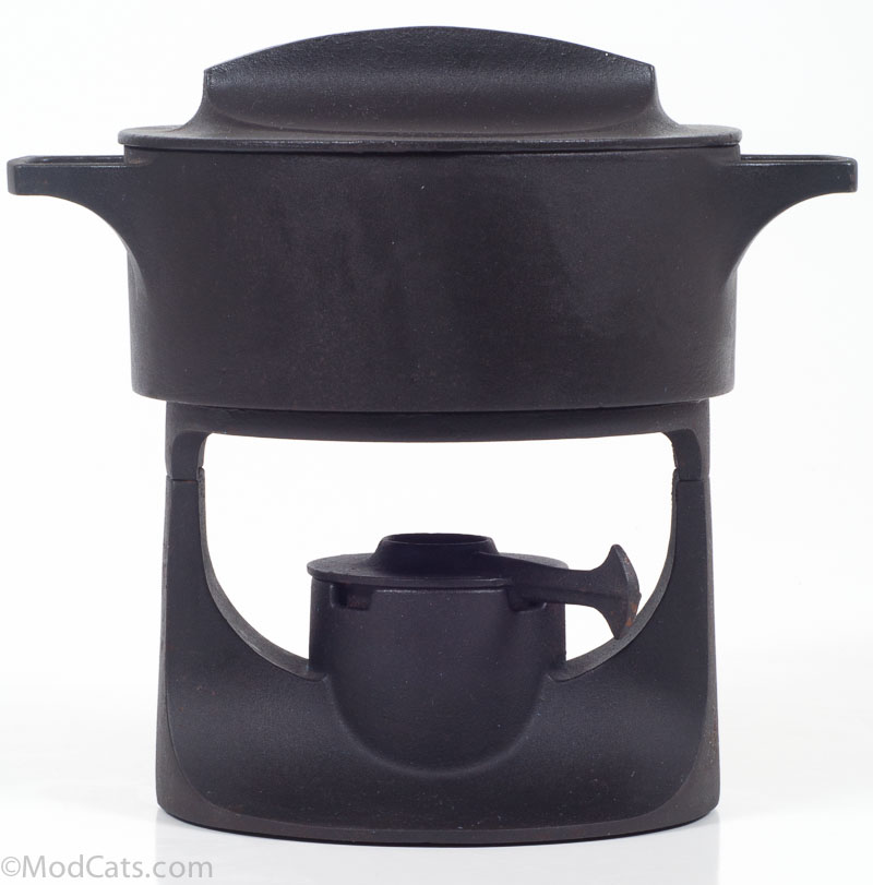 Bertil Vallien for Dansk Cast Iron Fondue Set
