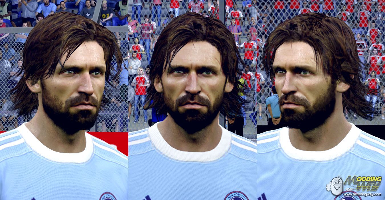 Andrea Pirlo face FIFA 15 at ModdingWay