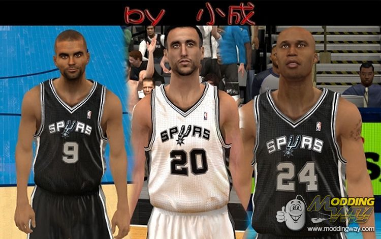 San Antonio Spurs Jerseys Update NBA 2K12 at ModdingWay