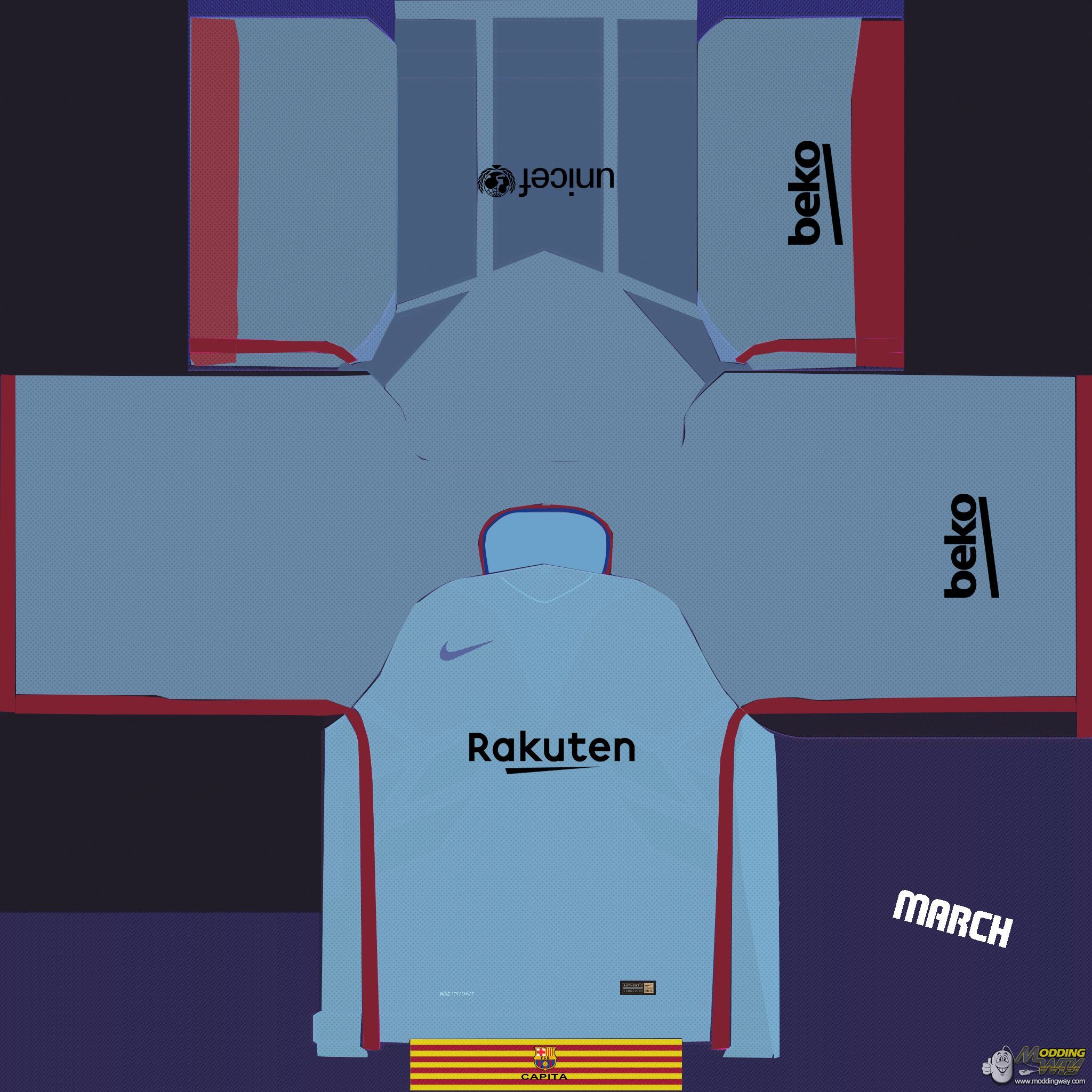 Barcelona away kit 1718 FIFA 16