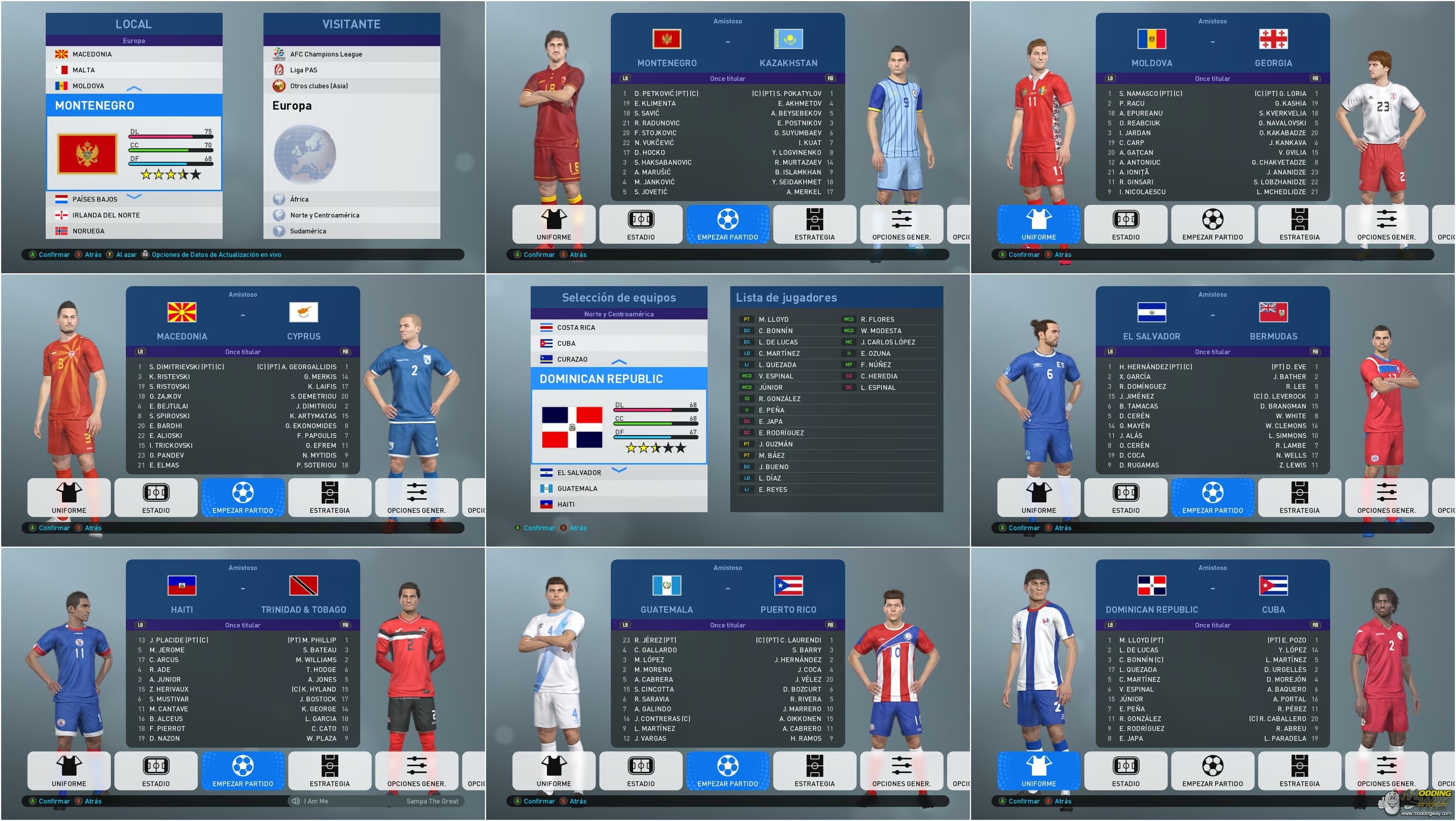 PES 2019 More National Teams Patch 2019 by Peterodon