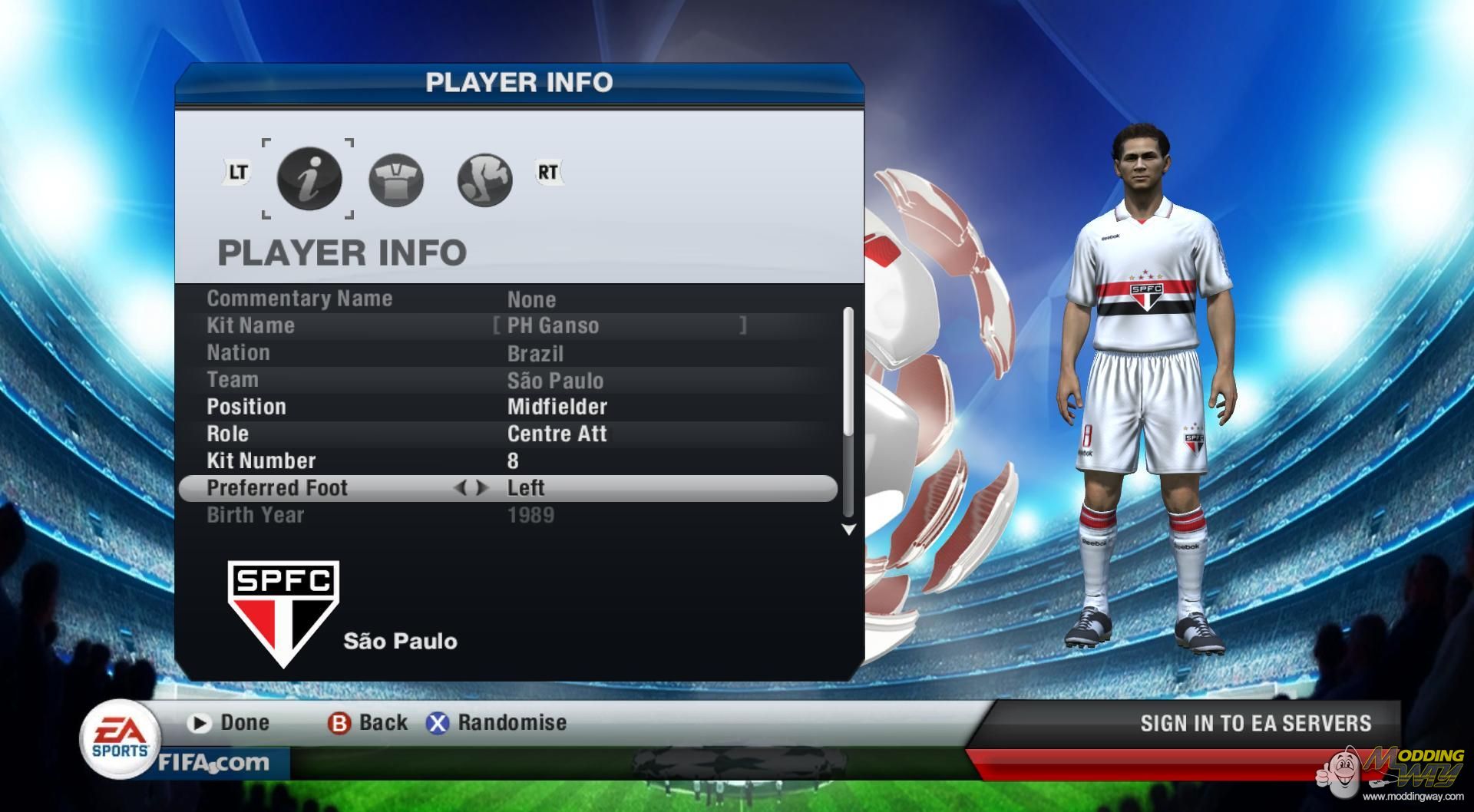 FIFA 13 Database Update 2.0 FIFA 13 at ModdingWay