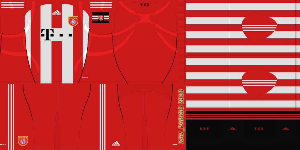 Bayern Munich 20102011 Kits Pack Pro Evolution Soccer 2010