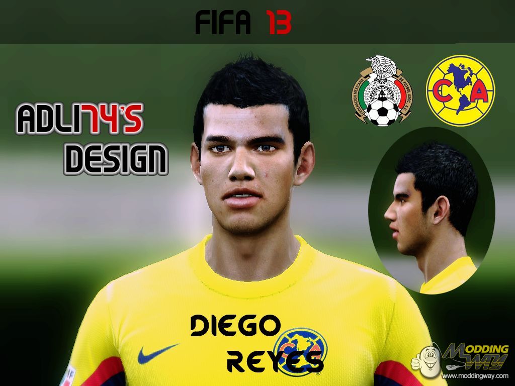 Diego Reyes Face FIFA 13 at ModdingWay
