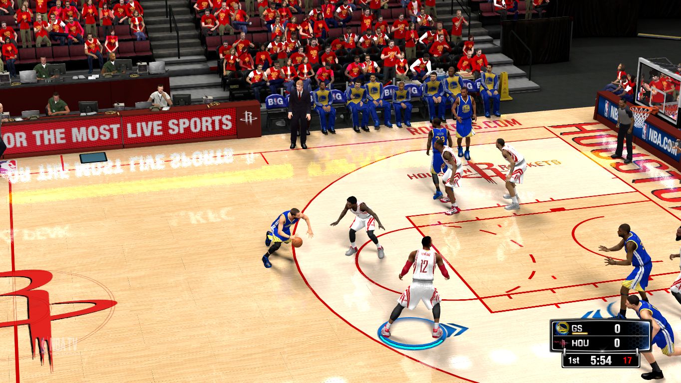 default scoreboard with 2k15 logos NBA 2K14 at ModdingWay
