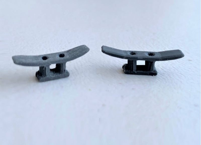 Boat deck cleat 25 x 6mm (2 PK)