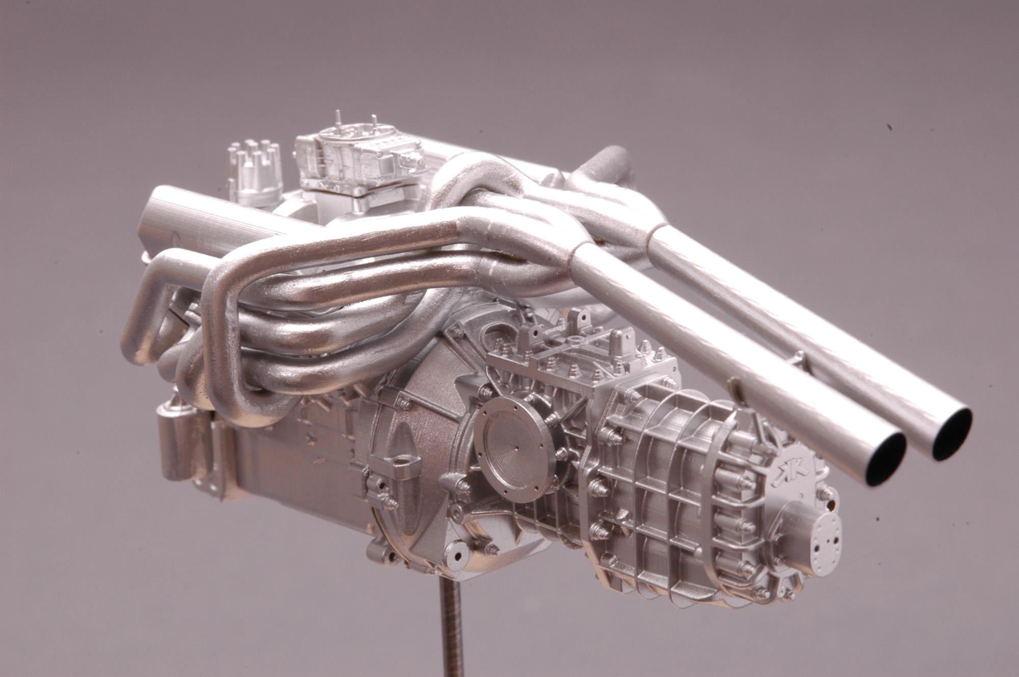 1/24 Ford GT40 Mk2 engine 3d printed Model Cars Model Cars Magazine