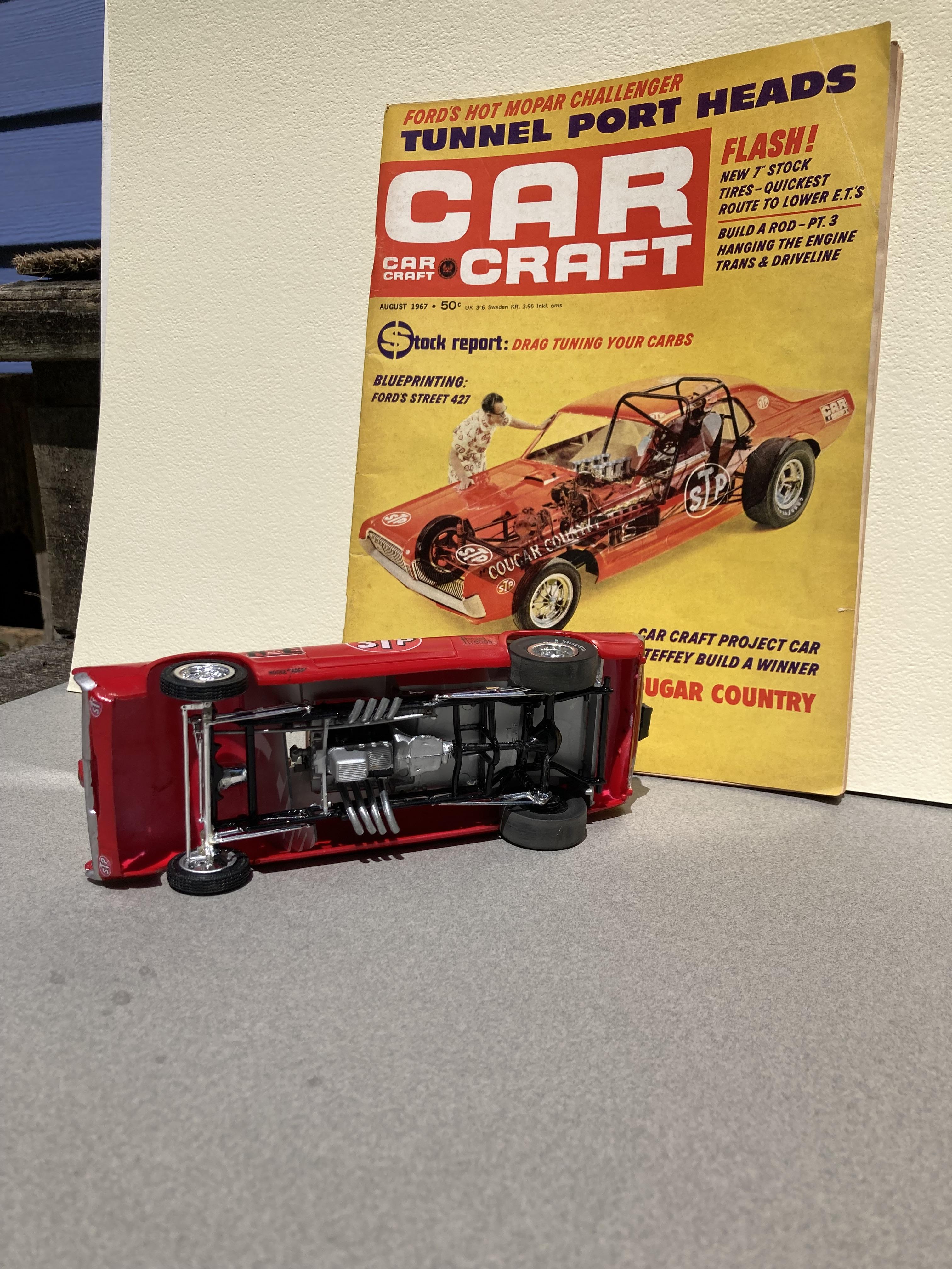 “BUILDING THE COVERS “ VOL 47 THE RUPP & STEFFEY STP COUGAR FUNNY CAR