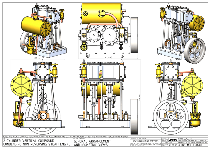 Compound condensing engine 2