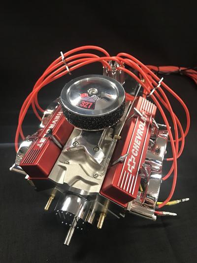 1/4 Scale V8 Nitro Powered Single Carburetor Working Engine