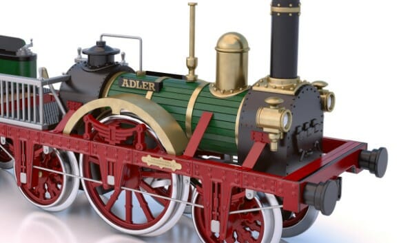 Adler Locomotive Model Train Kit - Occre Model Kits (54001)