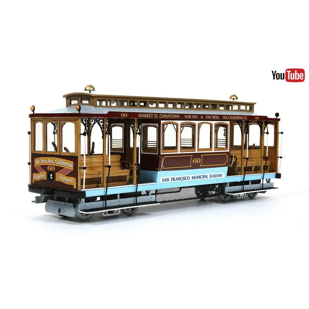 San Francisco Cable Car Model Kit Occre Models (53007)