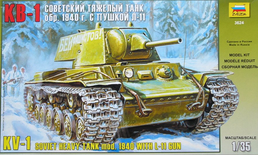 MODELIMEX Online Shop 1/35 KV1 Soviet Heavy Tank mod.1940 with L11 Gun your favourite