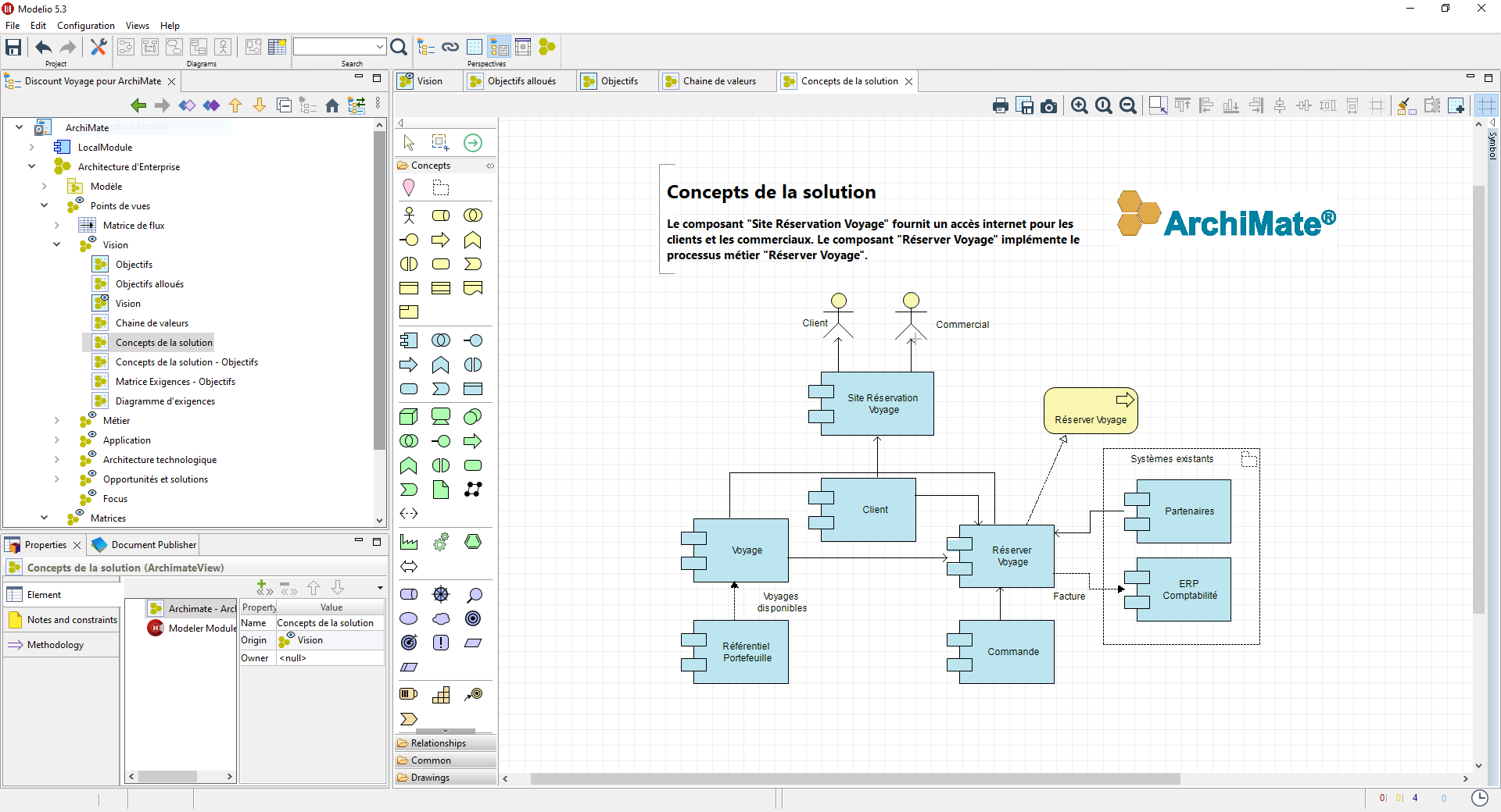 Modelio Open Source UML and BPMN free modeling tool