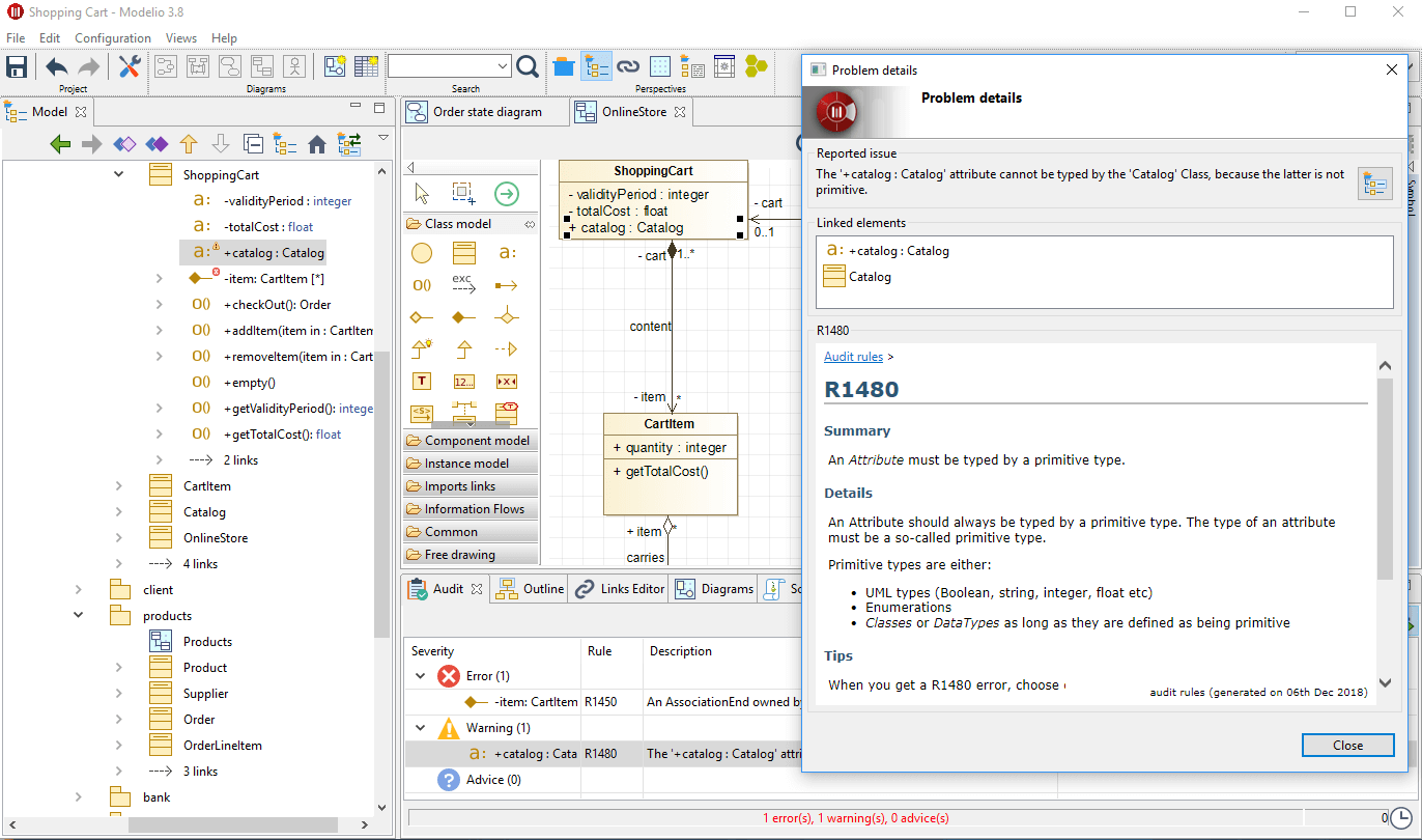 Modelio SD SQL | Code generation and reverse engineering with UML