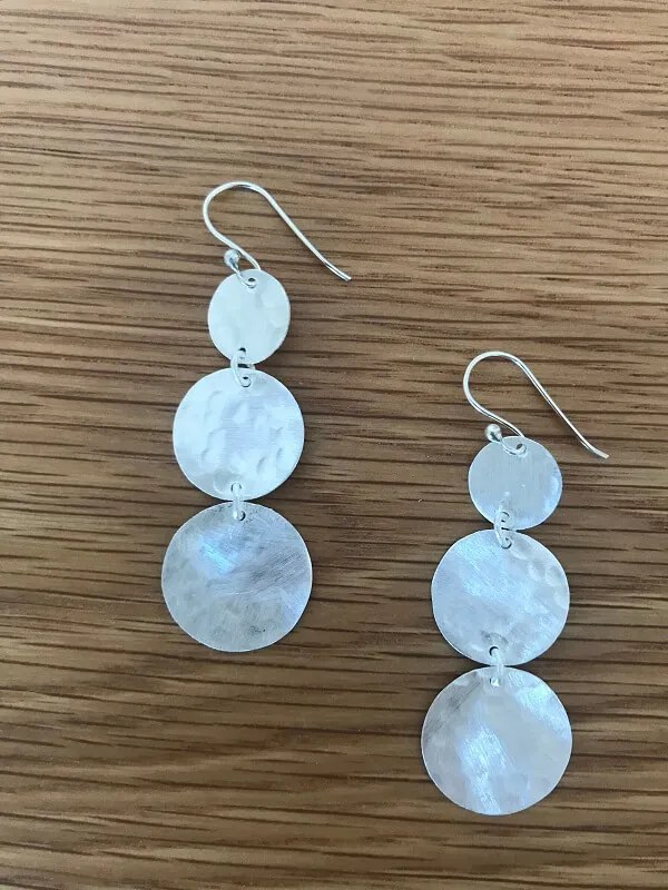 Silver Drop Earrings Buy Divine Sterling Silver Earrings Australia