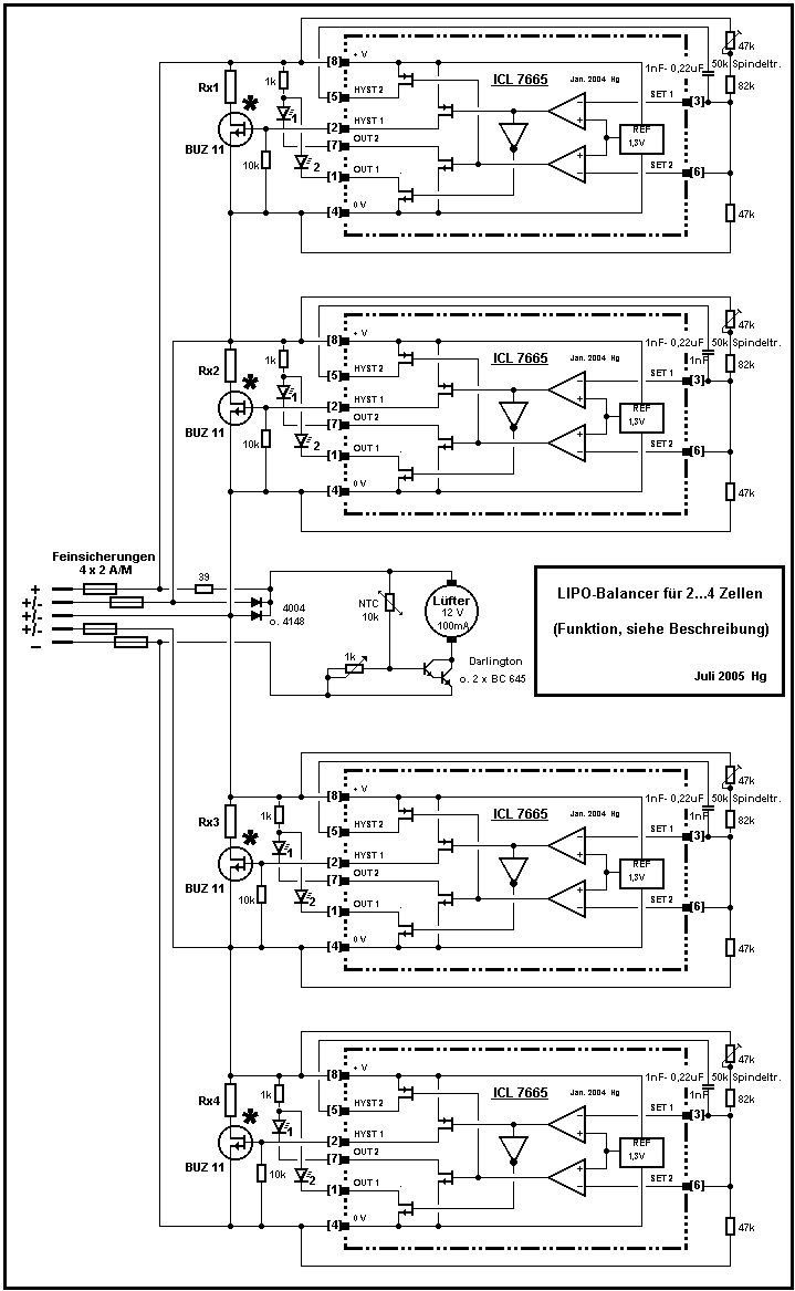 LiPo Balancer in Selbstbau??? Seite 12 Akkus & Ladegeräte RCLine