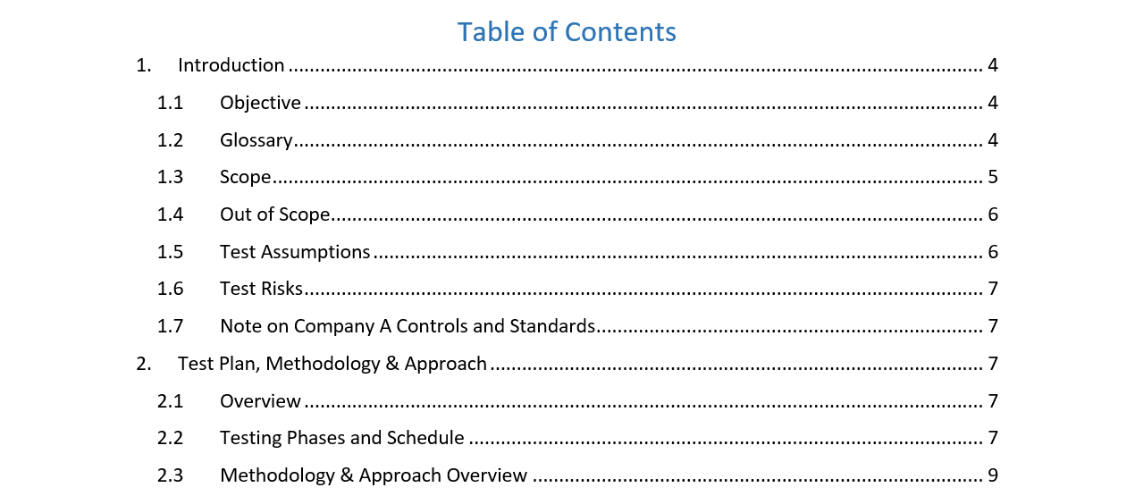 9 Test Strategy Document Template Template Monster