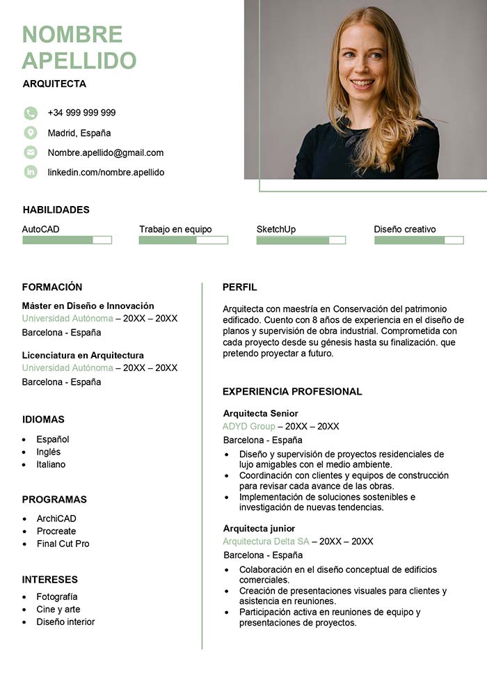 Ejemplo Curriculum Vitae Recien Egresado Sin Experiencia Curriculum