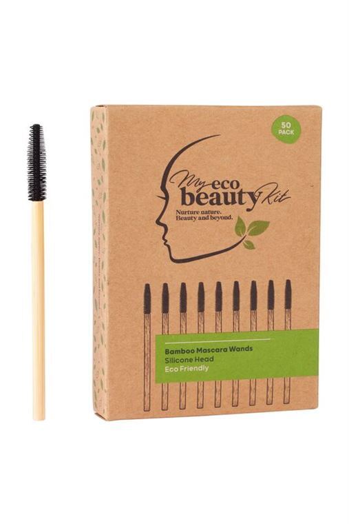 My Eco Beauty Kit Bamboo Mascara Wands (Silicone Head) 50pk MODELROCK