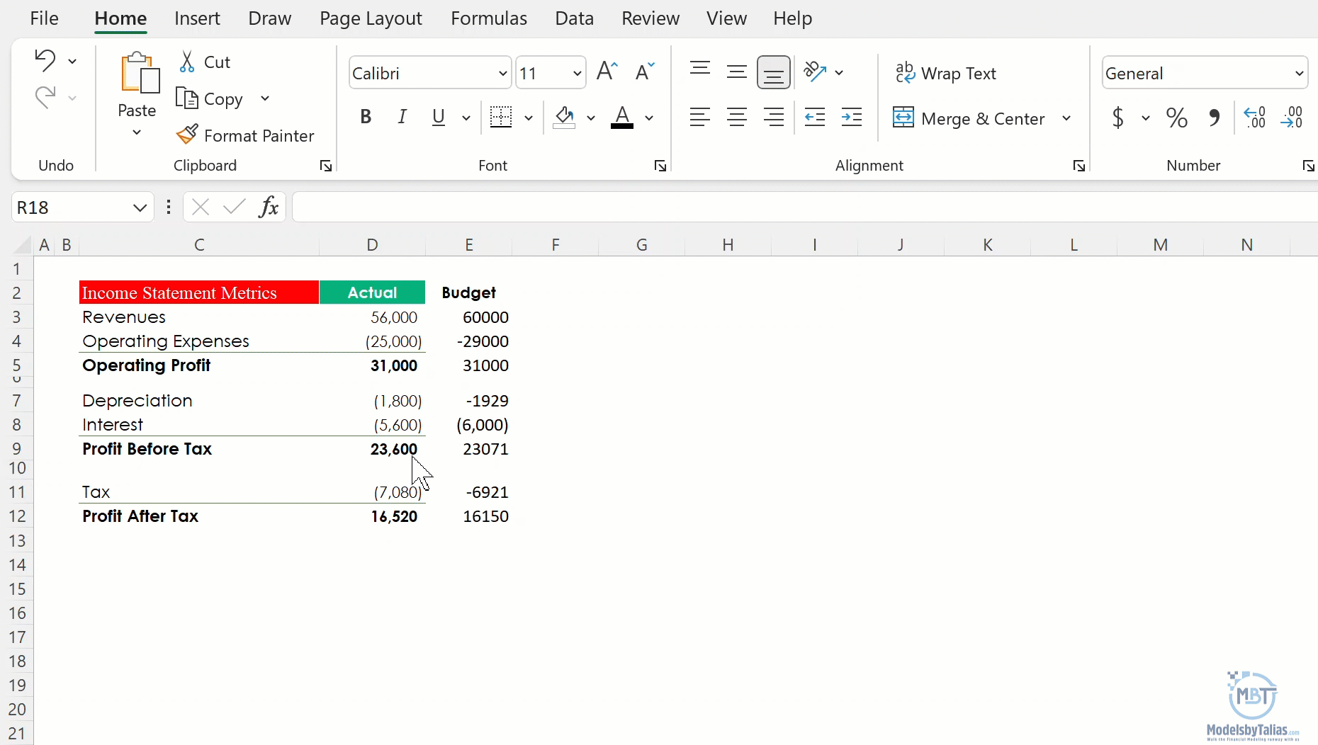 Format Painter in Excel MBT