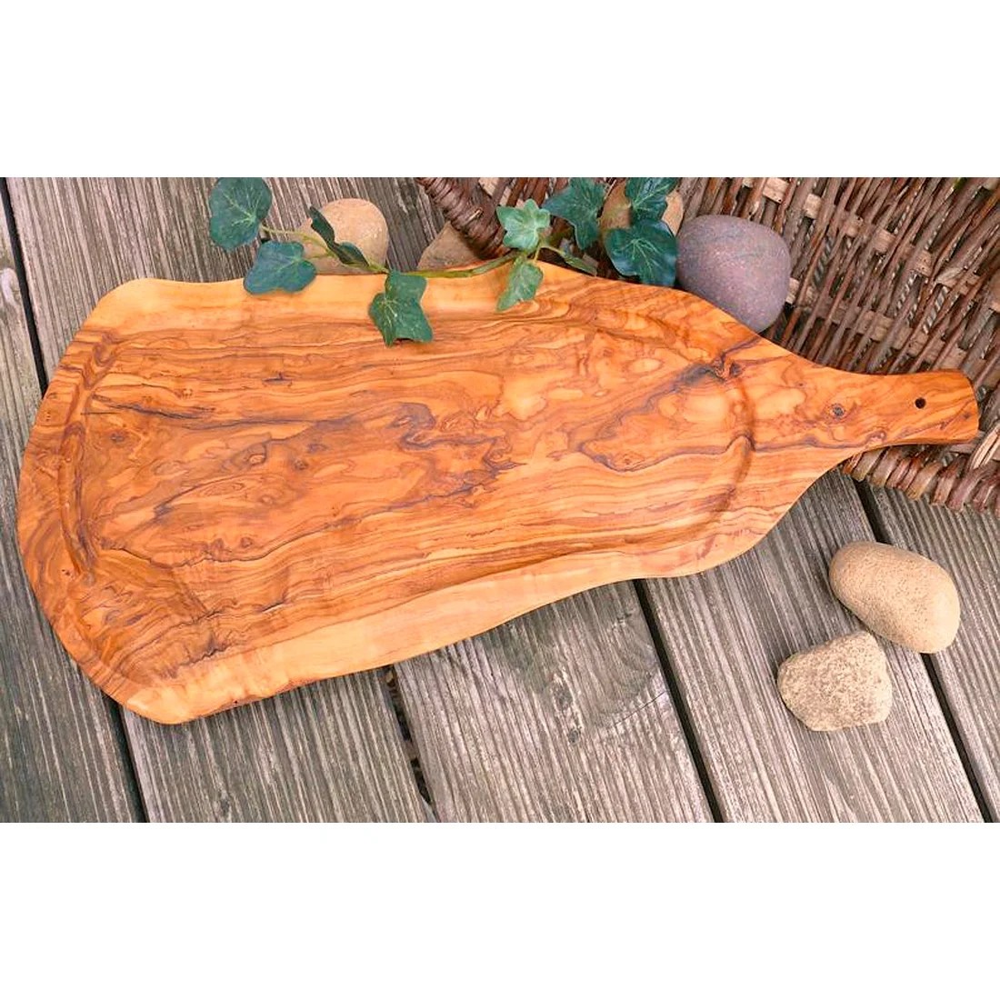 Olivenholz XL Olive Wood Cutting Board Modern BBQ Supply