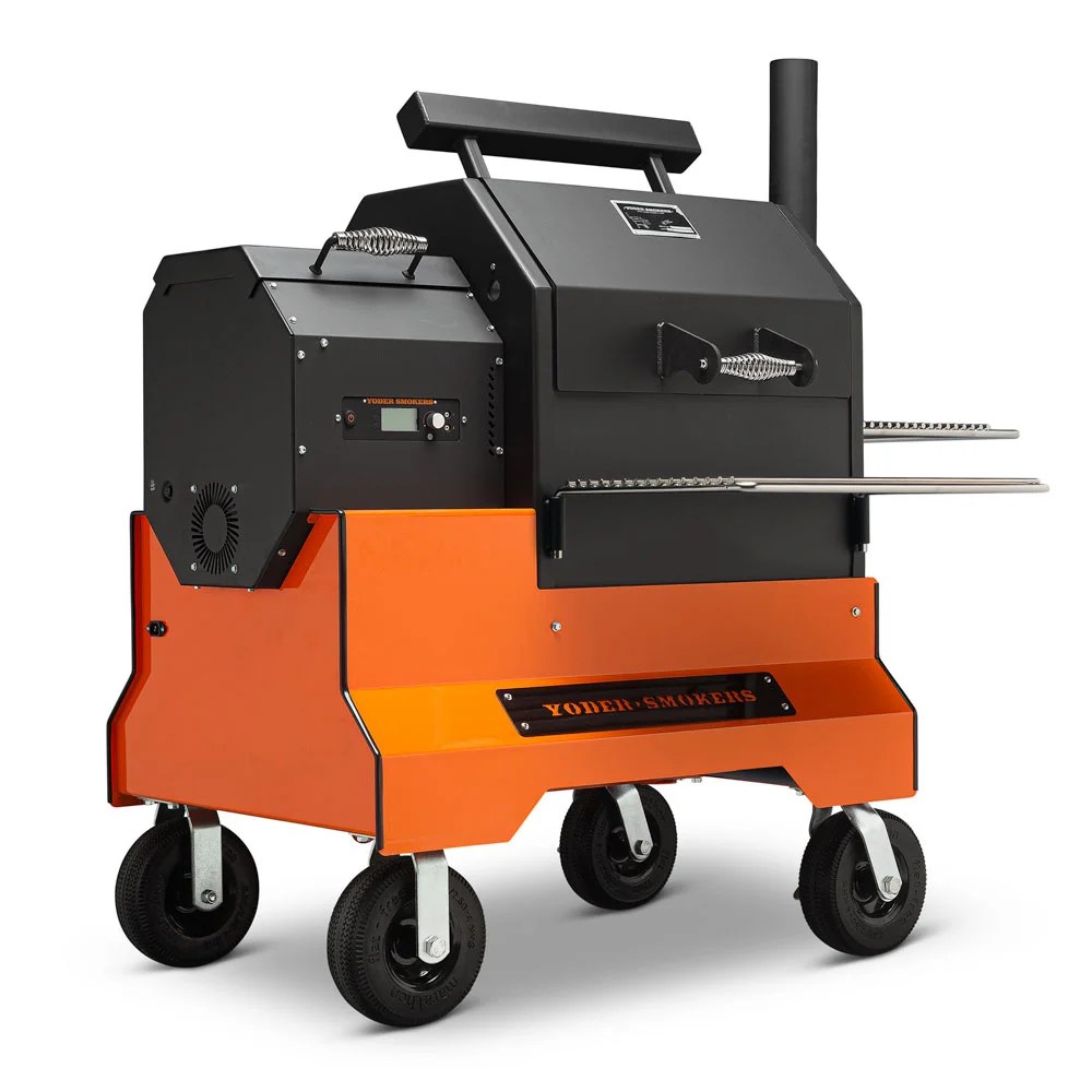 Yoder Smokers YS480S Orange Competition Pellet Grill Modern BBQ Supply