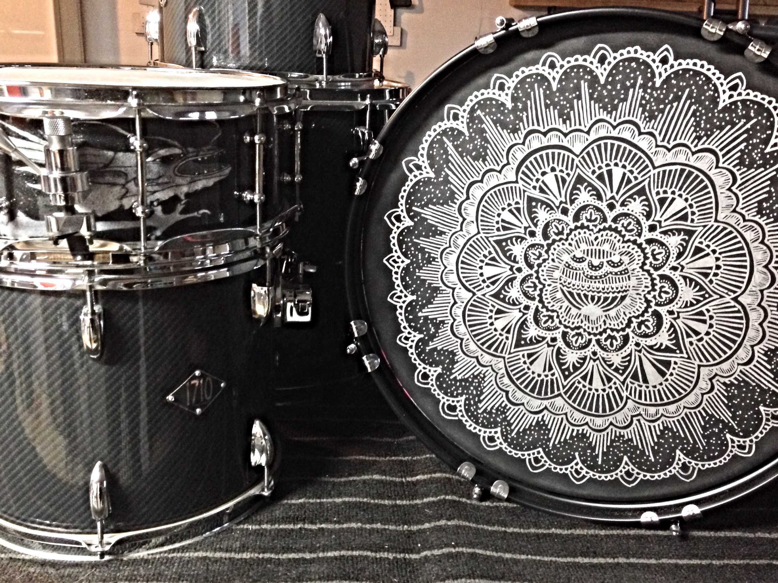 Acrylic Customz Creates Custom Bass Drum Heads of Any Size Modern